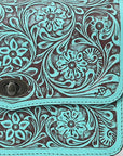 American Darling Crossbody  Hand Tooled Genuine Leather women bag western handbag purse