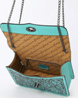 American Darling Crossbody  Hand Tooled Genuine Leather women bag western handbag purse