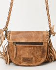 Never Mind Nmbgm168 Small Crossbody Vintage Handmade Genuine Cowhide Leather Women Bag Western Handbag Purse