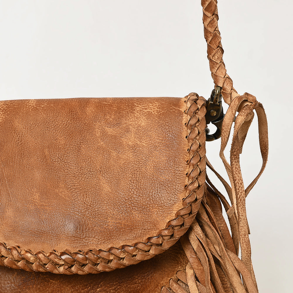 Never Mind Nmbgm168 Small Crossbody Vintage Handmade Genuine Cowhide Leather Women Bag Western Handbag Purse