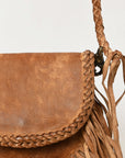 Never Mind Nmbgm168 Small Crossbody Vintage Handmade Genuine Cowhide Leather Women Bag Western Handbag Purse