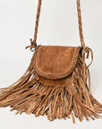Never Mind Nmbgm168 Small Crossbody Vintage Handmade Genuine Cowhide Leather Women Bag Western Handbag Purse