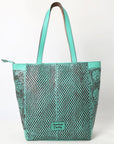 American Darling Tote Hand Tooled Genuine Leather women bag western handbag purse