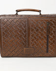 American Darling BRIEFCASE Hand Tooled Genuine Leather women bag western handbag purse