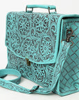 American Darling BRIEFCASE Hand Tooled Genuine Leather women bag western handbag purse