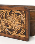 American Darling ADBG1438 Wallet Hand Tooled Genuine Leather women bag western handbag purse