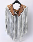 American Darling ADJW111 Genuine Leather Jewelry Necklace with Concho