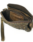 Never Mind Nmbgm122C Clutch Vintage Handmade Genuine Cowhide Leather Women Bag Western Handbag Purse