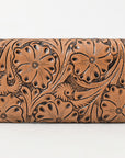 OHLAY WALLET Hand Tooled  Genuine Leather women bag western handbag purse