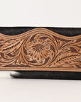 OHLAY Wallet Hand Tooled Hair-On Genuine Leather Women Bag Western Handbag Purse | Womens Handbags |Leather Belt for Summer