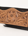 OHLAY Wallet Hand Tooled Hair-On Genuine Leather Women Bag Western Handbag Purse | Womens Handbags |Leather Belt for Summer