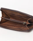 OHLAY WALLET Hand Tooled  Genuine Leather women bag western handbag purse