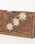 OHLAY WALLET Hand Tooled  Genuine Leather women bag western handbag purse