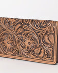 OHLAY WALLET Hand Tooled  Genuine Leather women bag western handbag purse