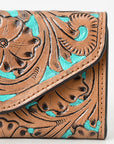 OHLAY WALLET Hand Tooled Genuine Leather women bag western handbag purse