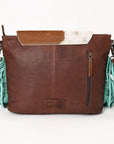Ohlay Bags OHG168 Cross Body I Hand Tooled Embossed Hair-On Genuine Leather Women Bag Western Handbag Purse