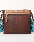 Ohlay Bags OHG171 Clutch Hand Tooled Crocodile Embossed Genuine Leather Women Bag Western Handbag Purse