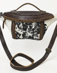 American Darling Adbgm397A Fanny Pack Hair-On Genuine Leather Women Bag Western Handbag Purse