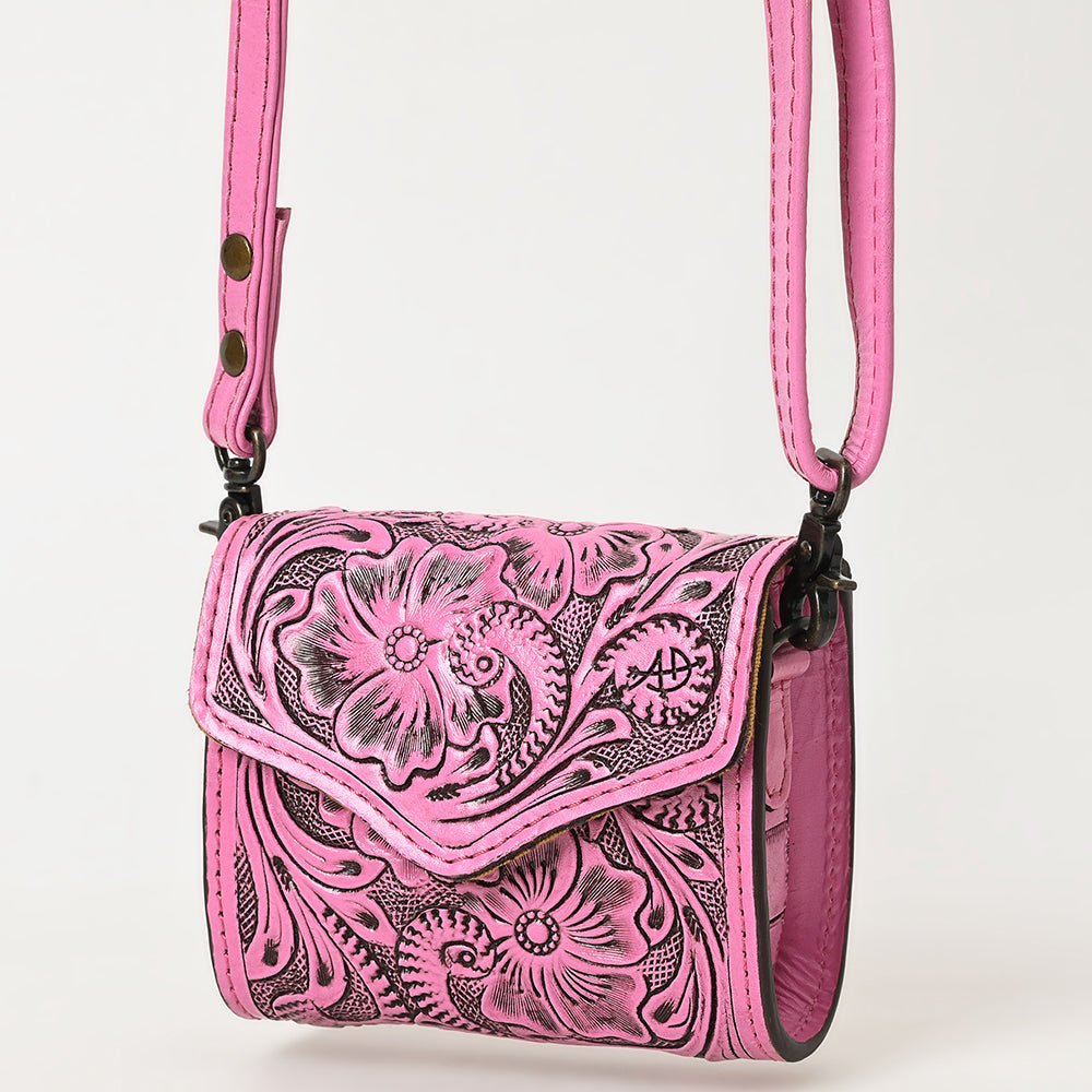 American Darling Wallet Hand Tooled Genuine Leather Women Bag Western Handbag Purse