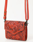 American Darling Wallet Hand Tooled Genuine Leather Women Bag Western Handbag Purse