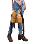 American Darling Hair-On Genuine Leather Women Bag Western Handbag Purse