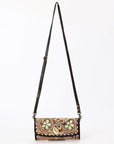 American Darling Adbga553 Clutch Hand Tooled Genuine Leather Women Bag Western Handbag Purse