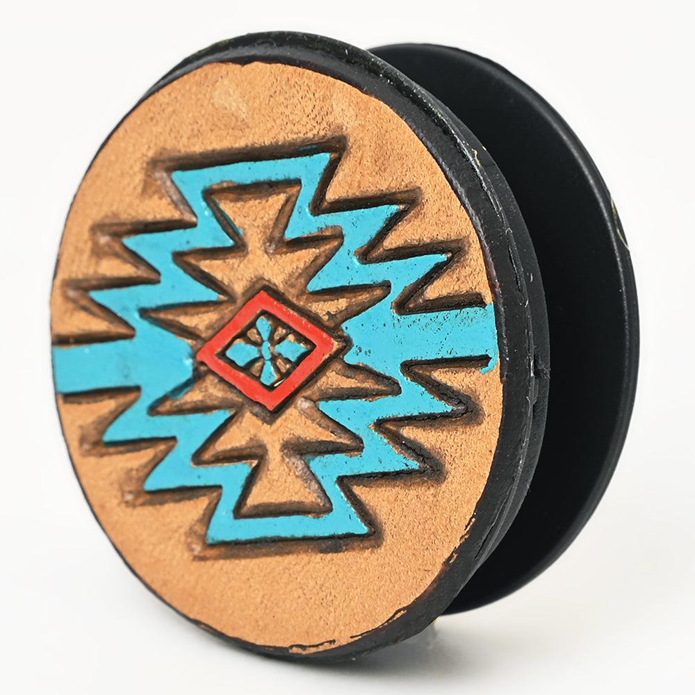 American Darling Hand Tooled Painted Floral Popsockets for Phone Grip Stand