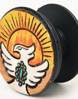 American Darling Hand Tooled Painted Floral Popsockets for Phone Grip Stand