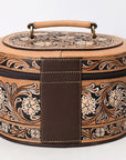 American Darling Jewelry Case Beautifully Hand Tooled Genuine Leather women bag western handbag purse