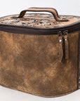 American Darling Jewelry Case Hand Tooled Genuine Leather Women Bag Western Handbag Purse