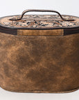 American Darling Jewelry Case Hand Tooled Genuine Leather Women's Bag Western Handbag Purse |