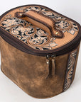 American Darling Jewelry Case Hand Tooled Genuine Leather Women Bag Western Handbag Purse