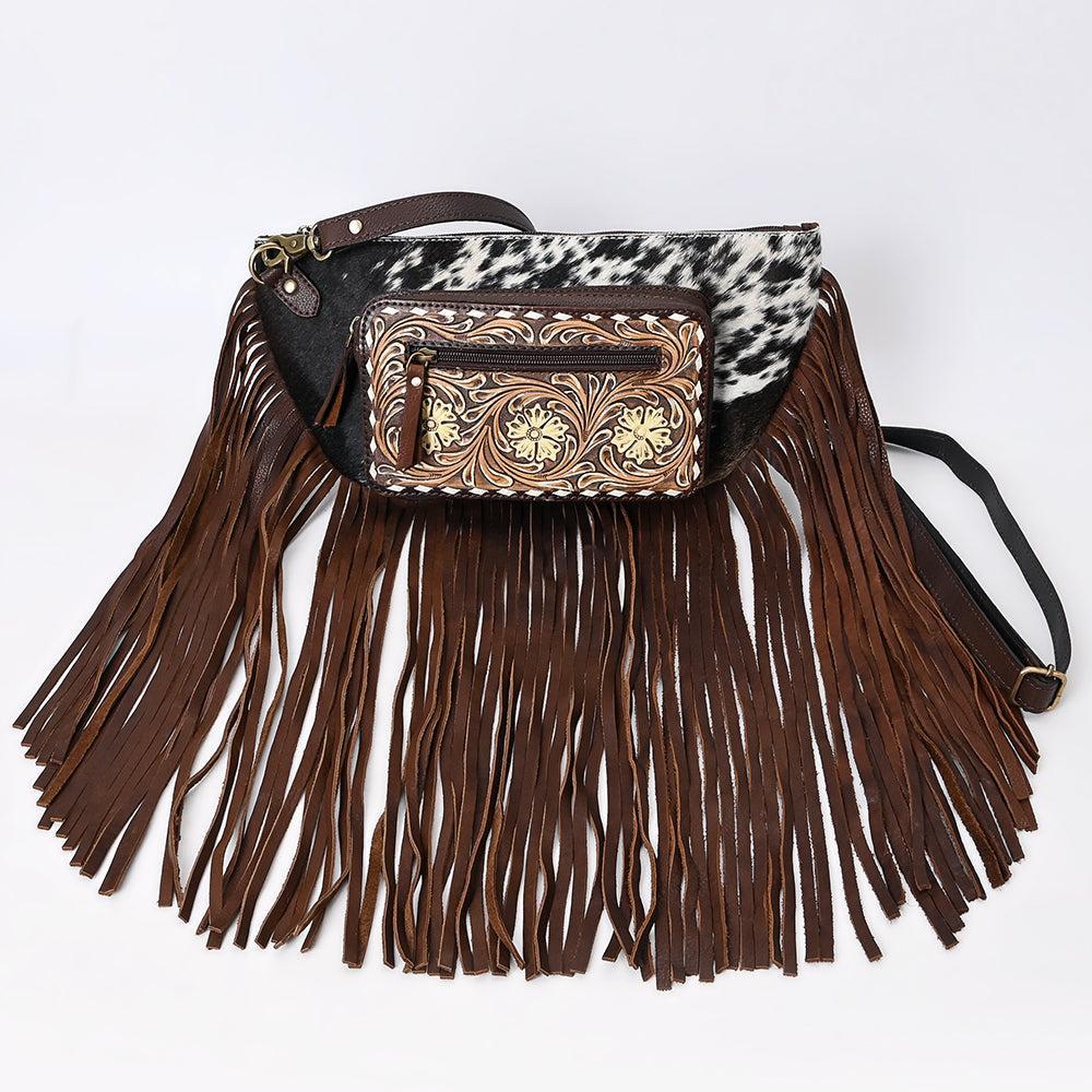 American Darling Adbga550 Cross Body I Hand Tooled Genuine Leather Women Bag Western Handbag Purse