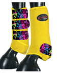 HILASON L M S Horse Front Leg Sport Boots| Printed Sport Boots| Horse Boots