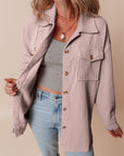 Eleanor Corduroy Flap Up Shacket