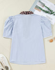 Ariah Short Bubble Sleeve PLUS Blouse