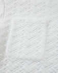 Raina Textured Collared Pullover