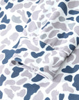 Plus Size Camo Quarter Zip Kangaroo Pocket Sweatshirt