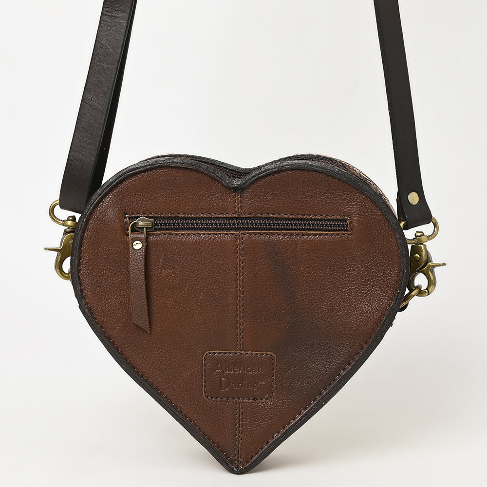 American Darling Canteen Hand Tooled Genuine Leather Women Bag Western Canteen Handbag Purse |