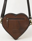 American Darling Adbga425A Canteen Hand Tooled Genuine Leather Women Bag Western Handbag Purse