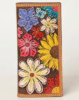 American Darling Wallet Beautifully Hand Tooled Genuine Western Leather Women Bag
