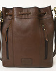 Ohlay Bags OHA109A Bucket Hair-On Genuine Leather Women Bag Western Handbag Purse