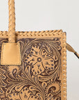 American Darling Hand Tooled Genuine Leather women bag western handbag purse