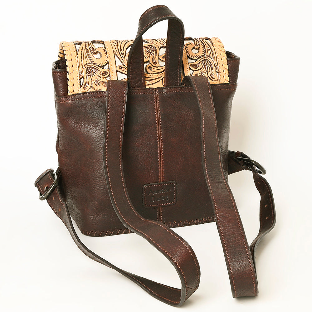 American Darling ADBGZ834 Hand Tooled Genuine Leather women bag western handbag purse