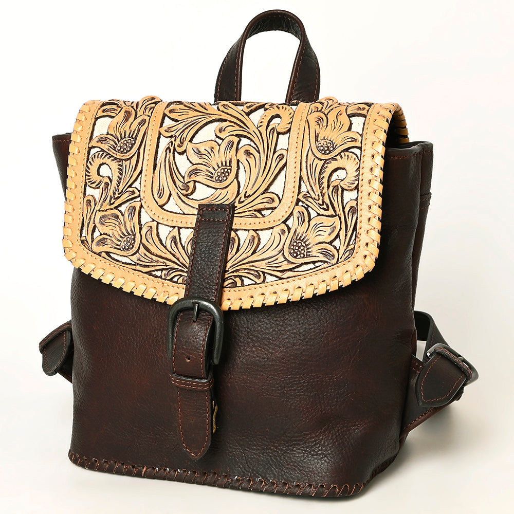 American Darling ADBGZ834 Hand Tooled Genuine Leather women bag western handbag purse