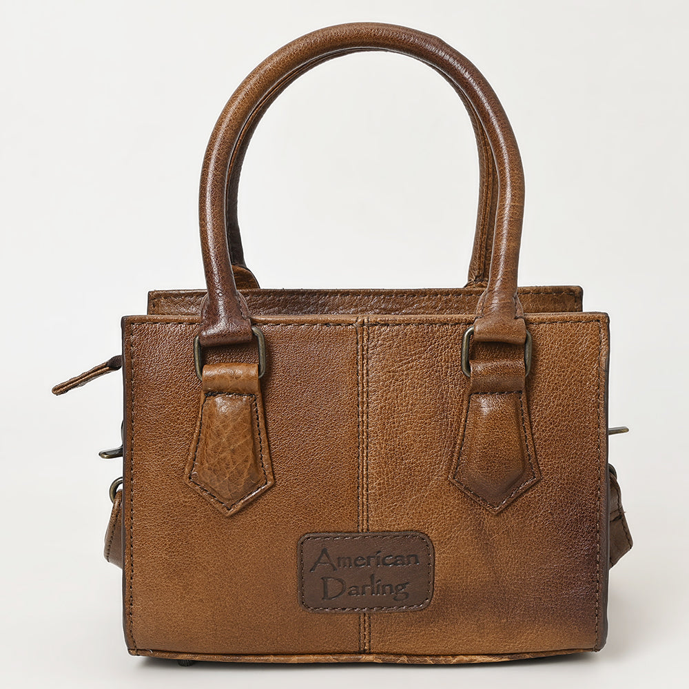 American Darling ADBG1452 Cross Body Hand Tooled Genuine Leather women bag western handbag purse