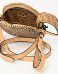 American Darling Canteen Hand Tooled Genuine Leather Women Bag Western Handbag Purse