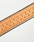HILASON Western Horse Genuine American Leather Headstall & Breast Collar Set Tan