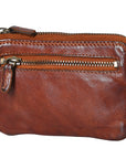 Spaghetti Western Swc436Cg Coin Purse Vintage Handmade Drum Dyed Genuine European Cowhide Leather Women Bag Western Handbag Purse