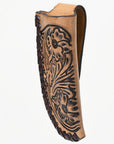 Med-Lrg Hilason Western Floral Stylish Design Geniune Leather Knife Holder